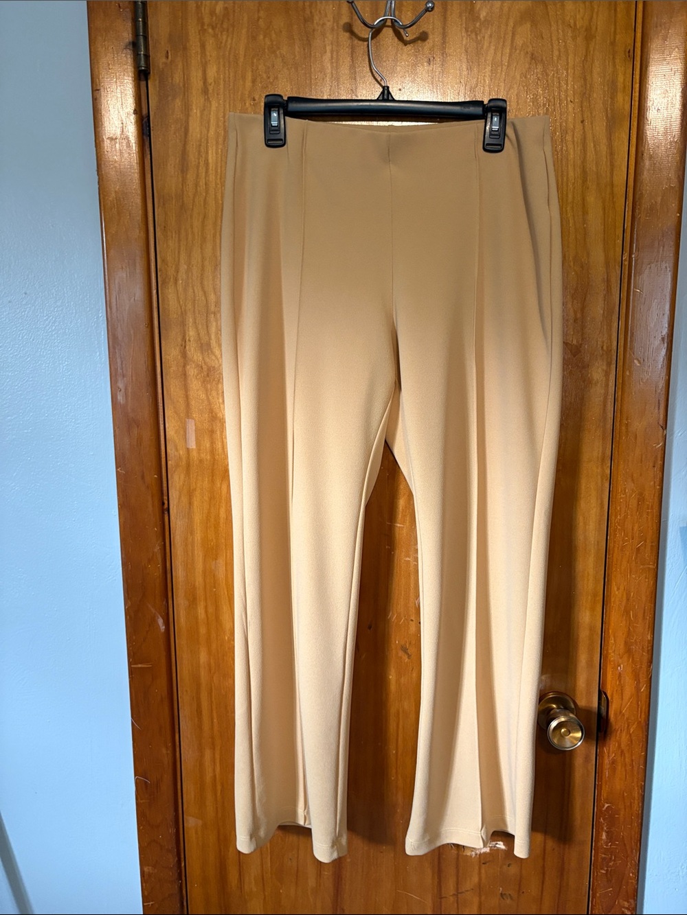 LuLaRoe Women's Joey Pintuck Pull-On Pants — Mustard Yellow - Size M - Worn 2x